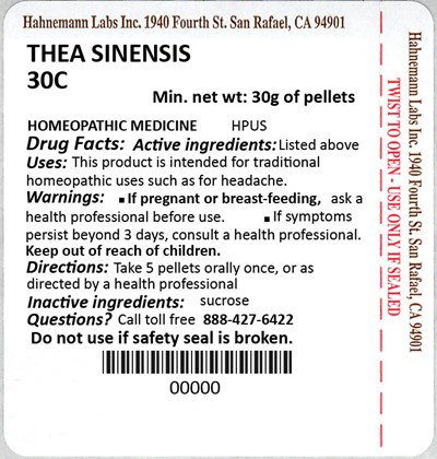 Thea Sinensis 30C 30g - Thea Sinensis 30C 30g